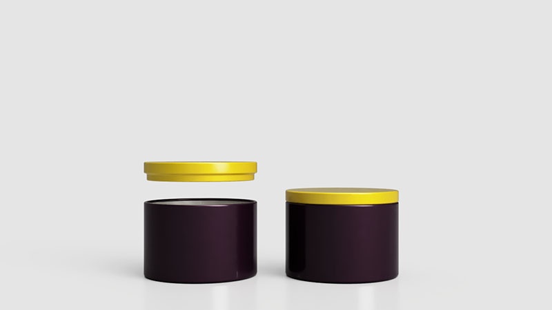Packaging Iron Box Fragrance Candle Jar Round Tin Flower - Temu
