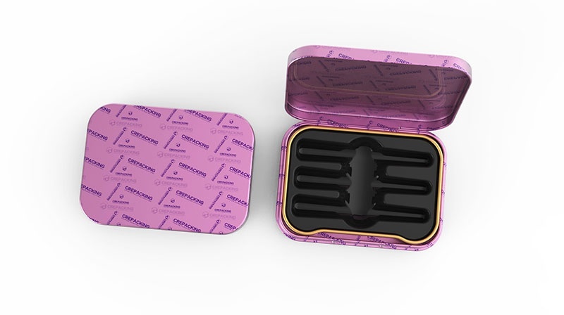 Child-Resistant Sealed Hinge Tin Box