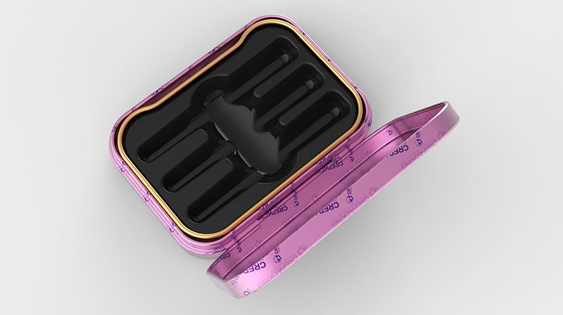 Child-Resistant Sealed Hinge Tin Box